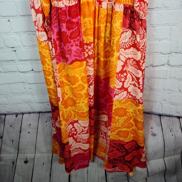 Ann Taylor Petite Patchwork Floral Maxi Dress - Picture 5 of 10